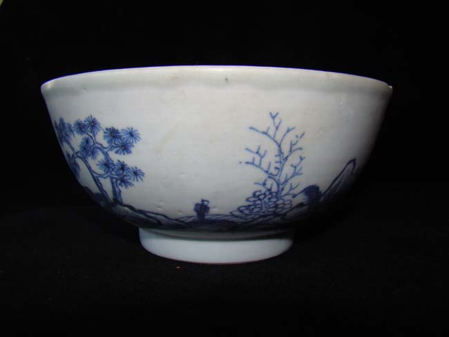 NANKING CARGO blue and white bowl circa 1750
